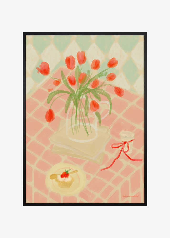 Red Tulips Summer Picnic