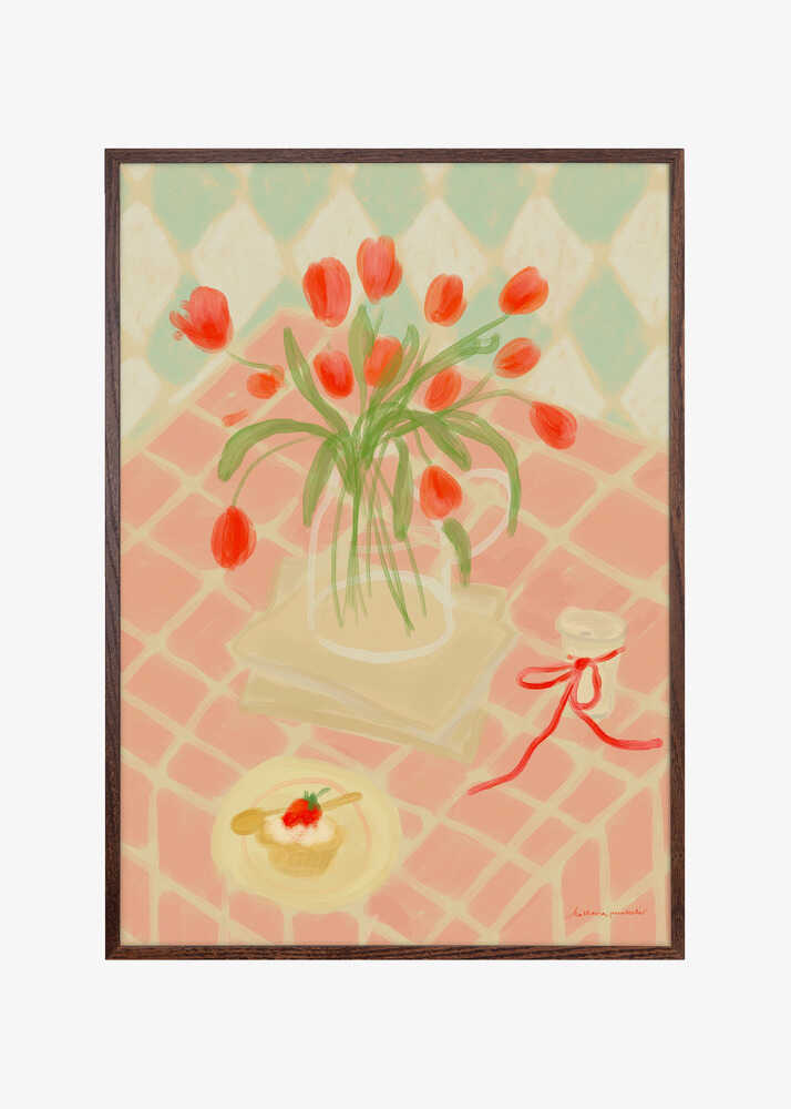 Red Tulips Summer Picnic