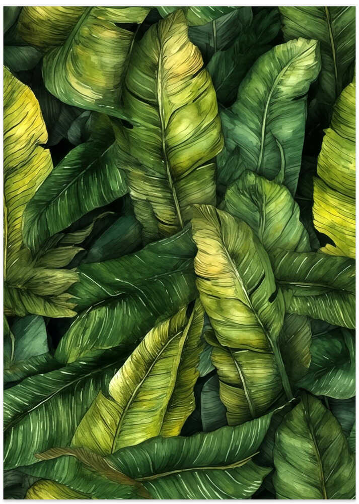 Nature Flowers and Leaves Watercolor Art (84)