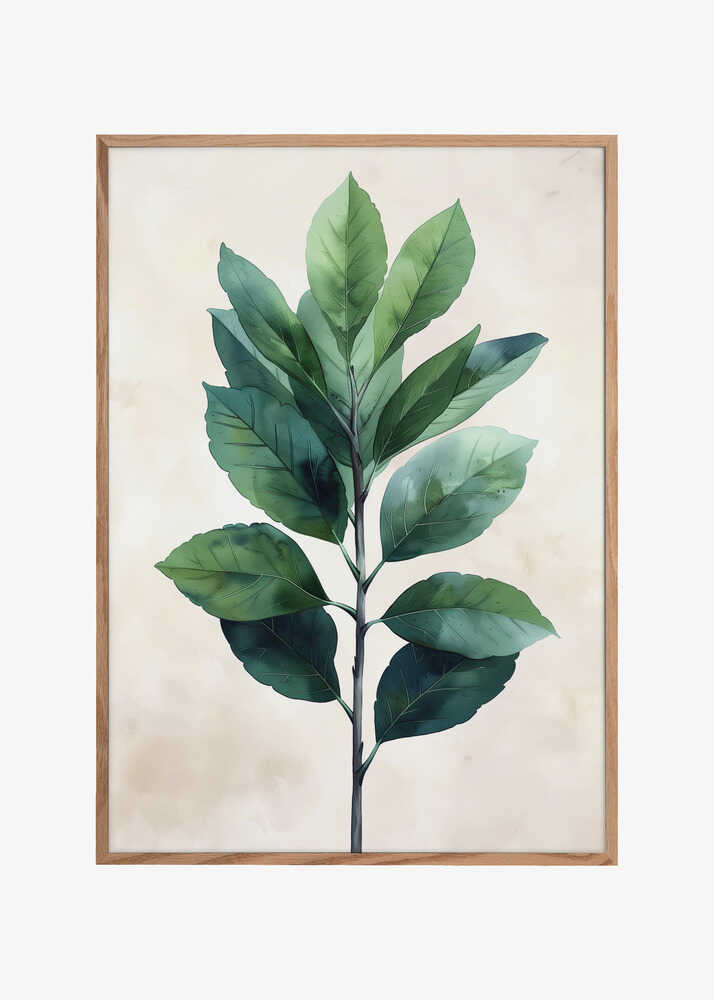 Nature Flowers and Leaves Watercolor Art (107)