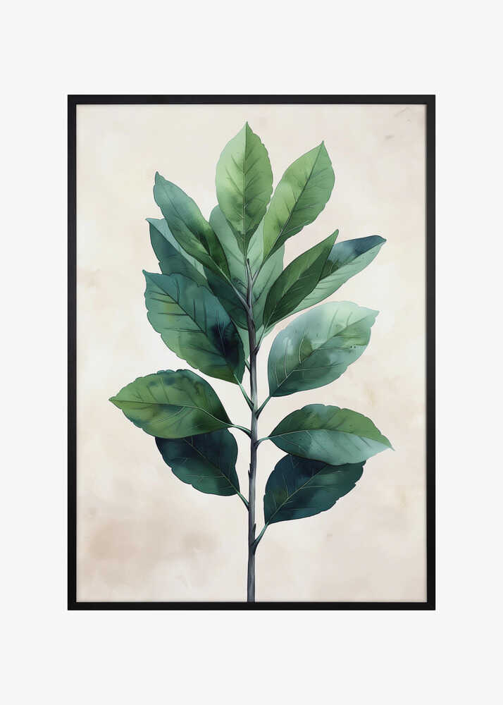 Nature Flowers and Leaves Watercolor Art (107)