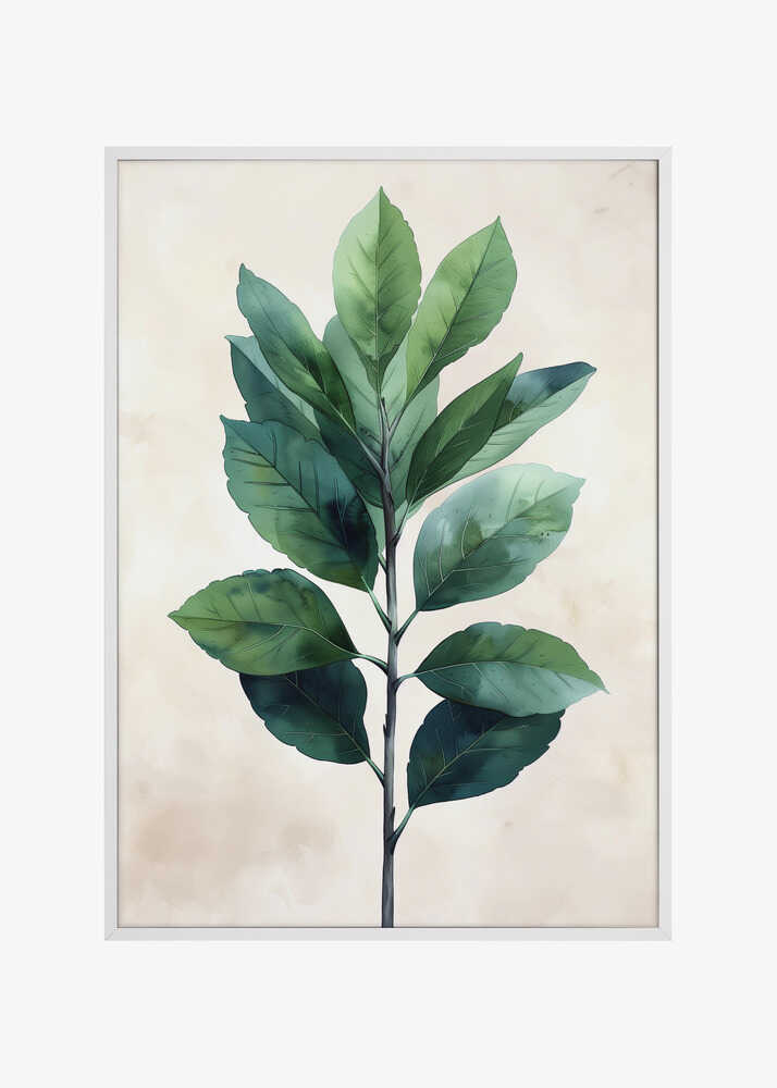 Nature Flowers and Leaves Watercolor Art (107)