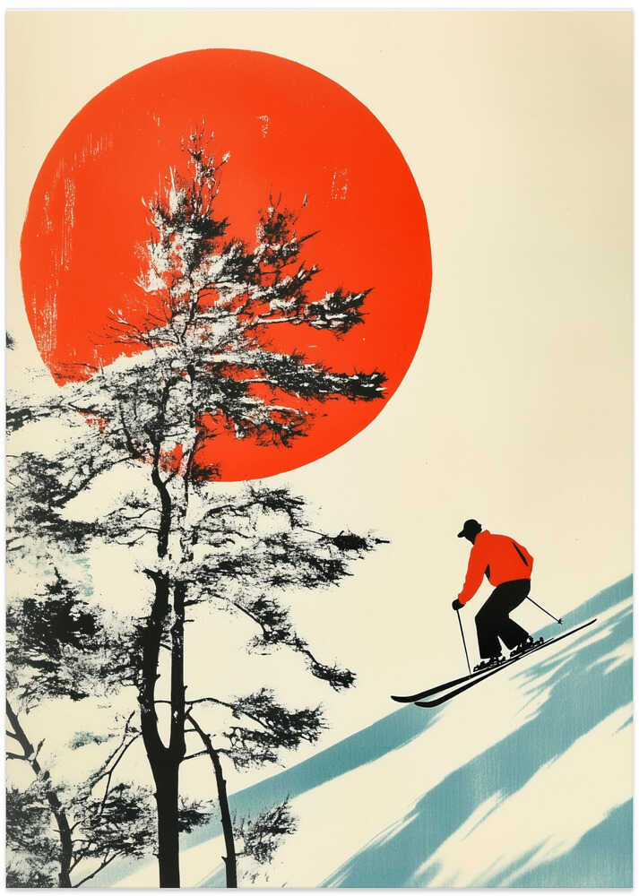 Skiing In Japan