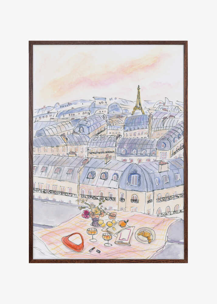 Parisian Rooftop Picnic With Eiffel Tower Views