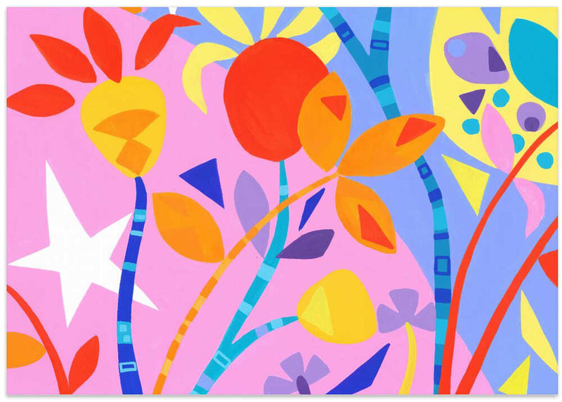 Vivid Colors and Delicate Petals