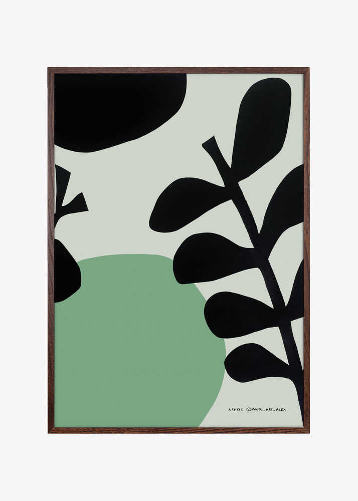 Minimalist Garden Art, Botanical Wall Art With Plant Illustrations