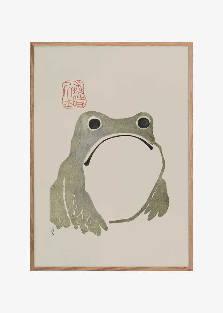 Grumpy Frog I Original