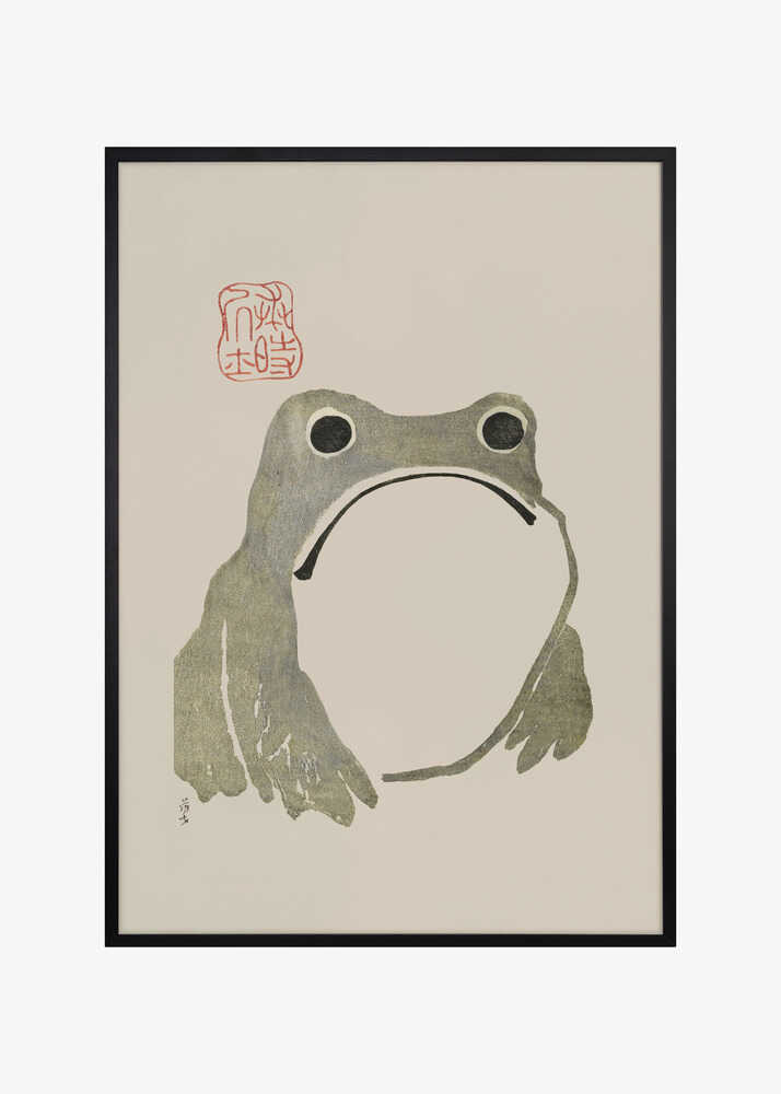 Grumpy Frog I Original