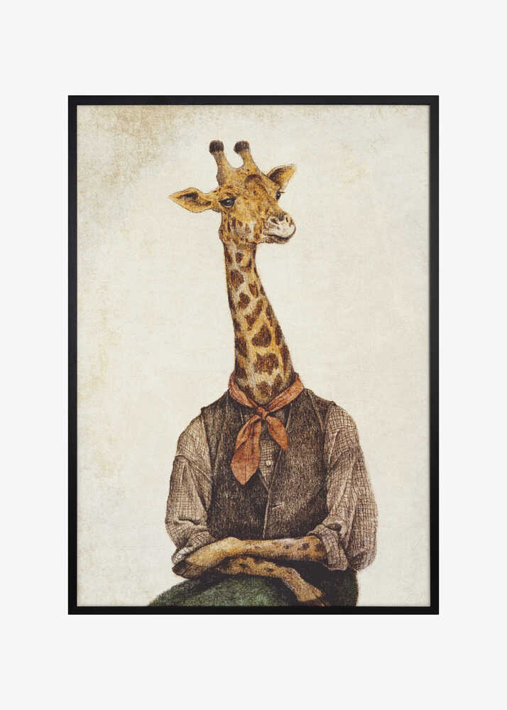 Giraffe With A Human Body