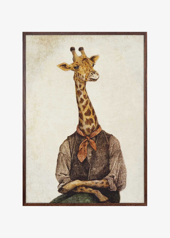 Giraffe With A Human Body