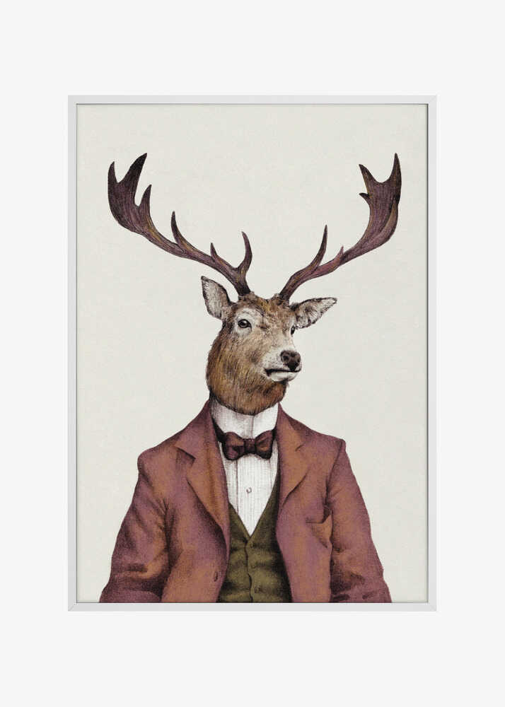 A deer With Human Attire—wearing