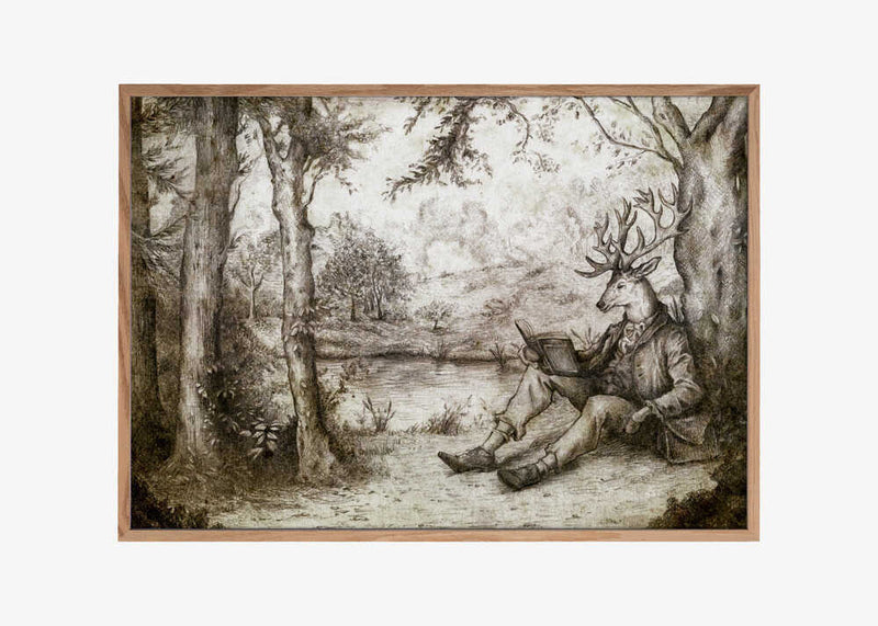 READING UNDER A TREE