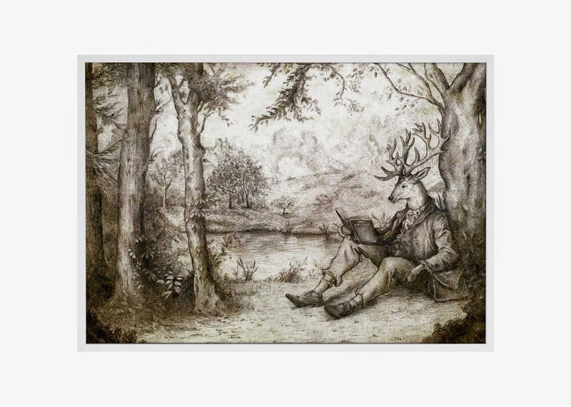 READING UNDER A TREE