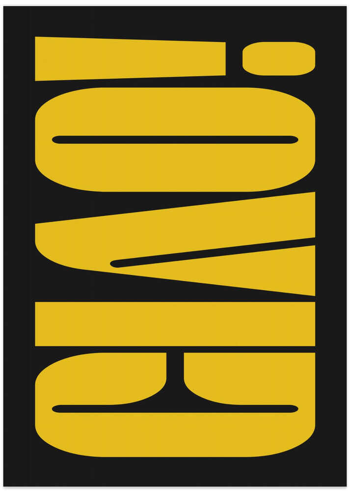 Abstract Typography Artwork