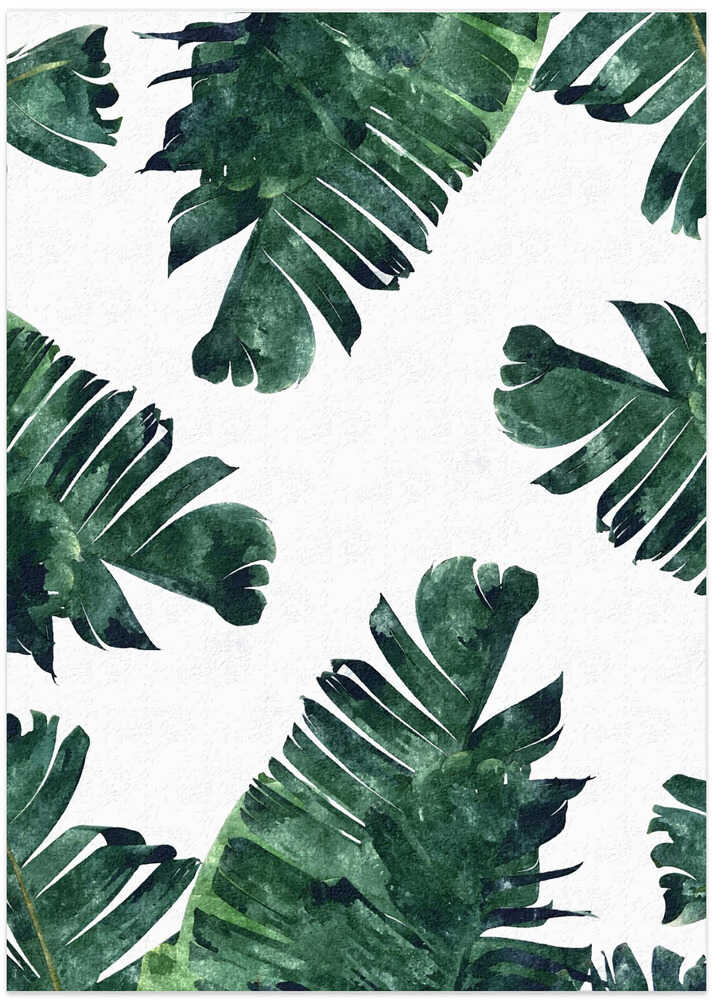 Banana Leaf Watercolor