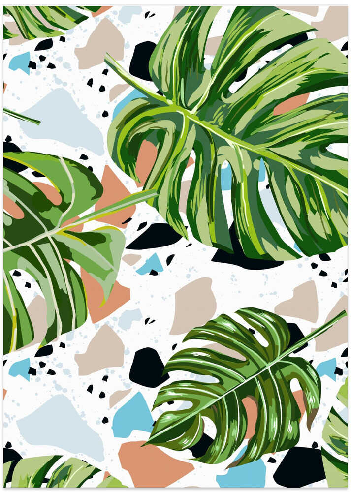 And In Nature I Find the Missing Pieces | Tropical Terrazzo