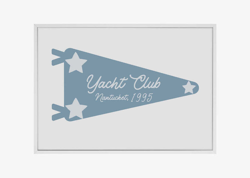 Yacht Club Blue Pennant