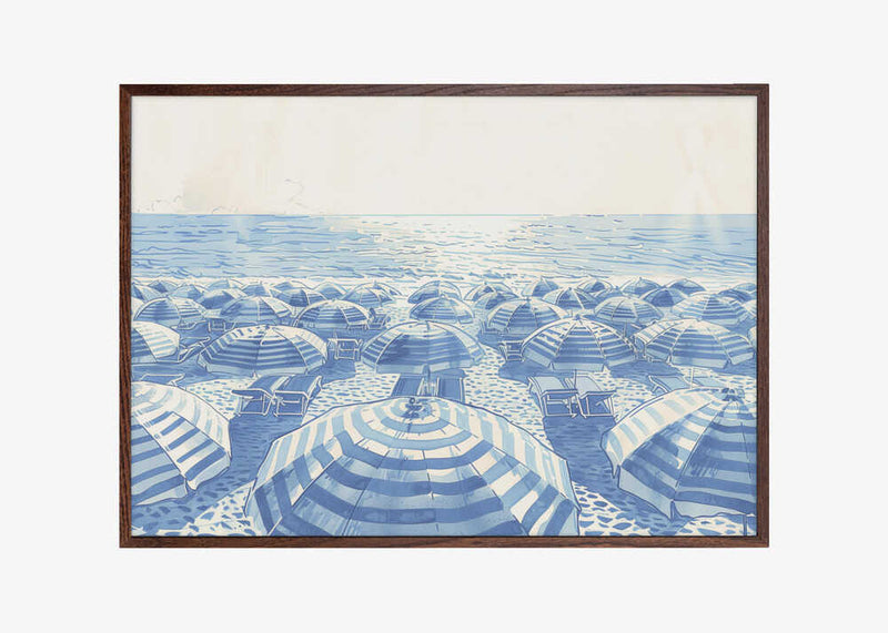 Striped Umbrellas Parchment