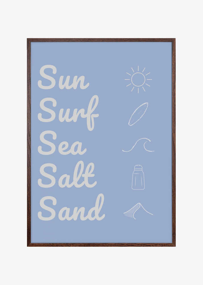 Sun Surf Sea Salt Sand Light Blue