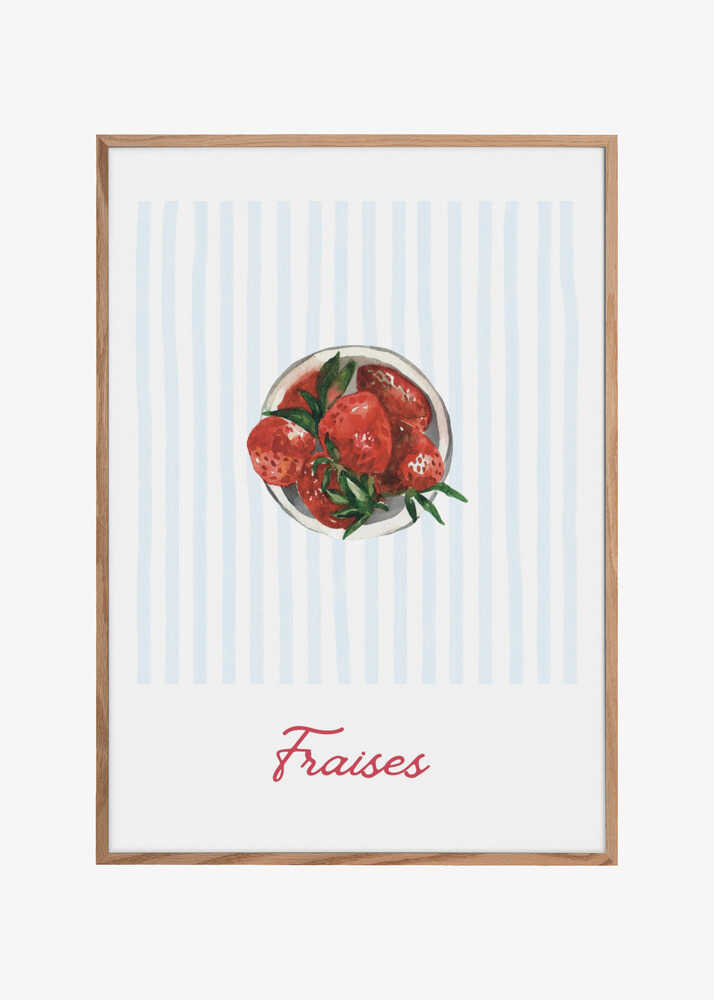 Watercolor Illustration Of Strawberries