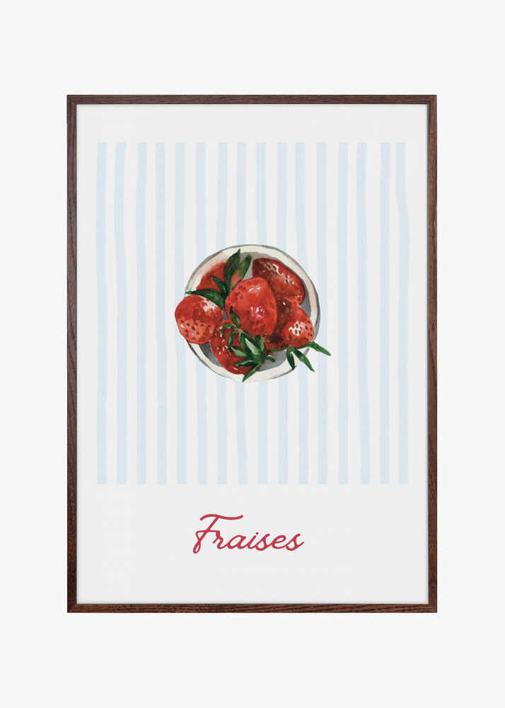 Watercolor Illustration Of Strawberries