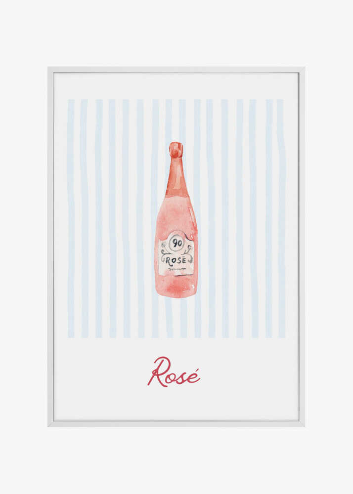 Rose Wine Bottle
