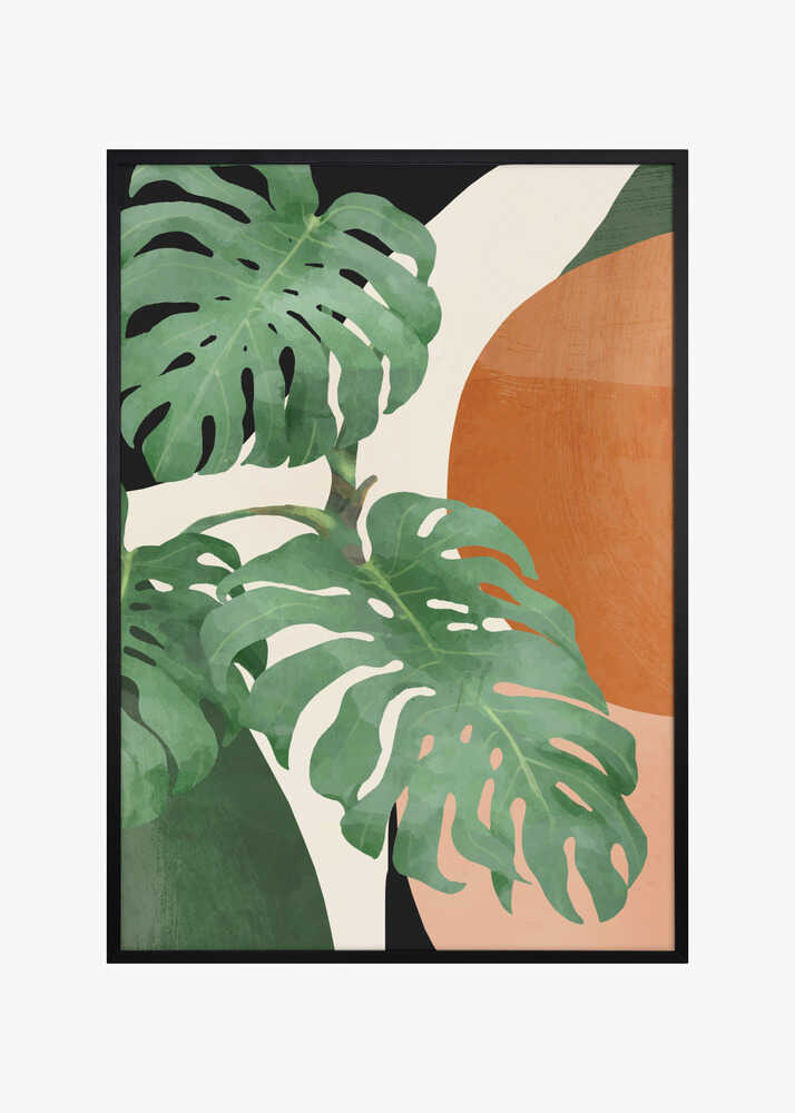 Tropical Leaves  Abstract Art