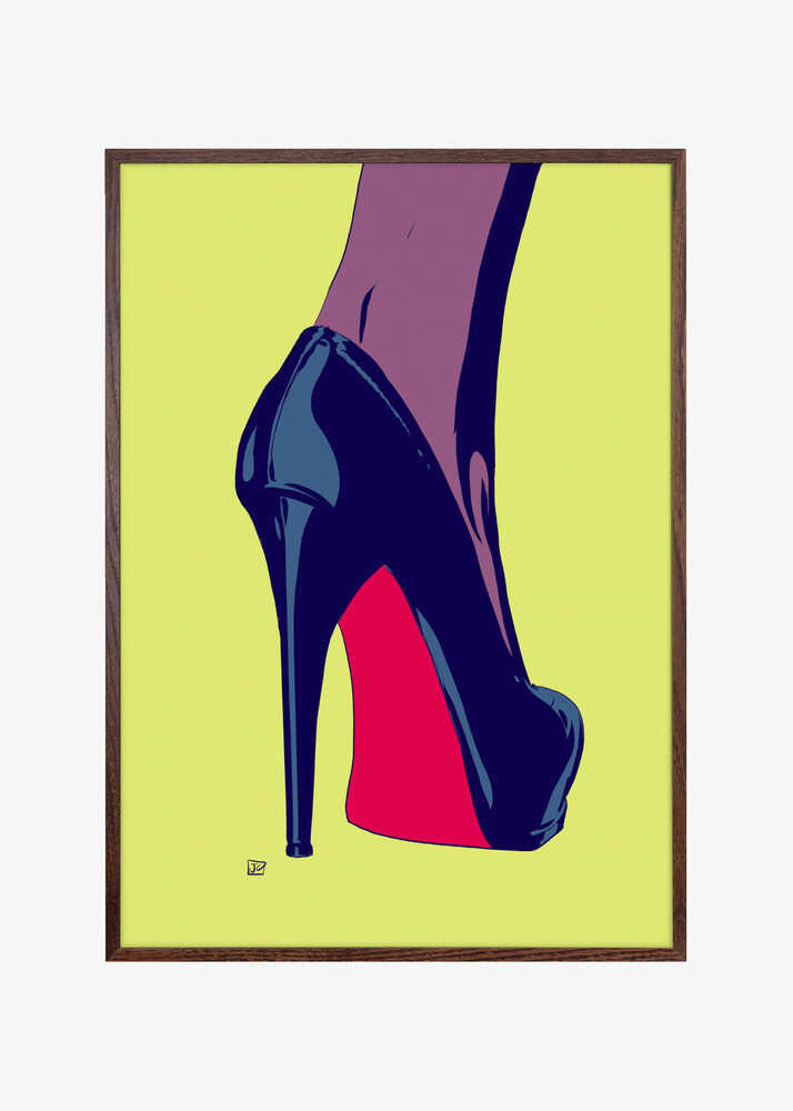 Illustration Of A High-Heeled Shoe
