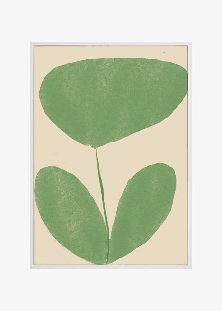 Minimal Green Blossom