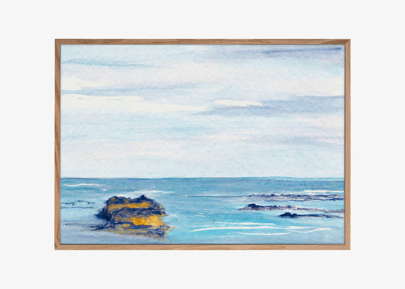 Tranquil Seascape with Rocky
