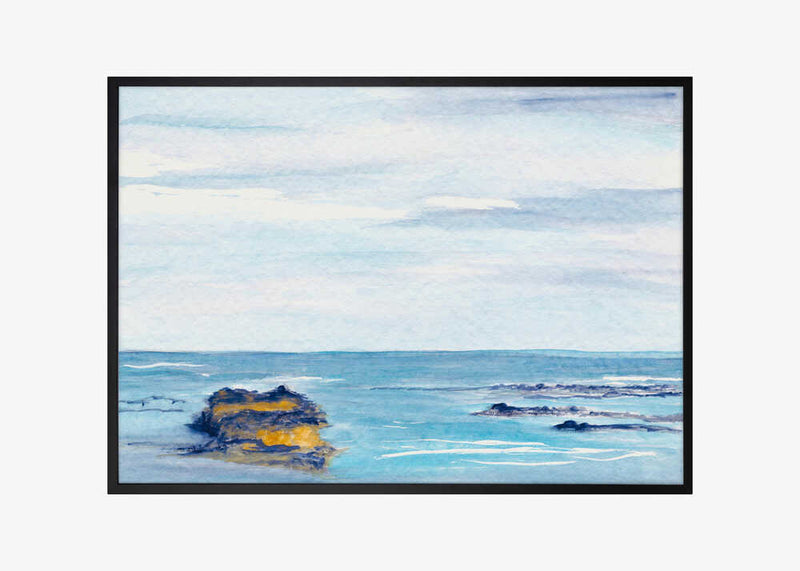 Tranquil Seascape with Rocky