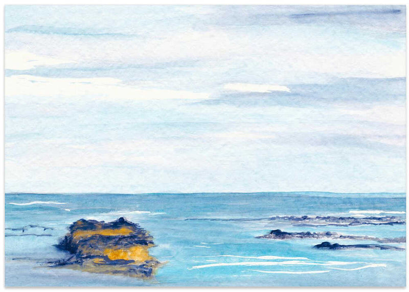 Tranquil Seascape with Rocky