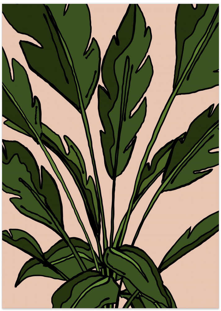 Tropical Leaves Art