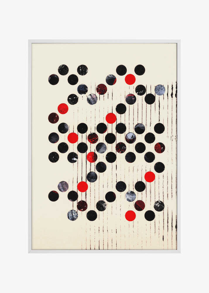 Red Black and Gray Circles
