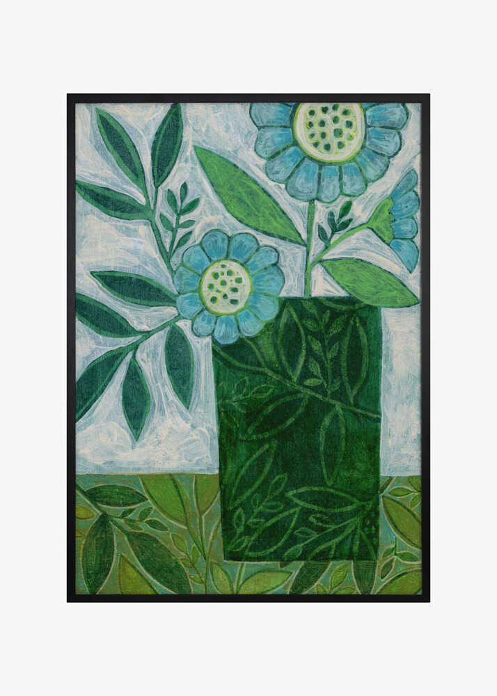 Green Floral Harmony