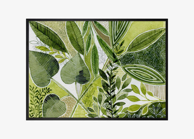 Layered Botanical Watercolour