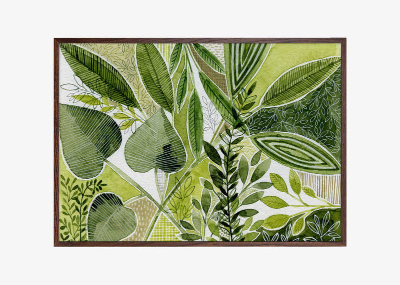 Layered Botanical Watercolour