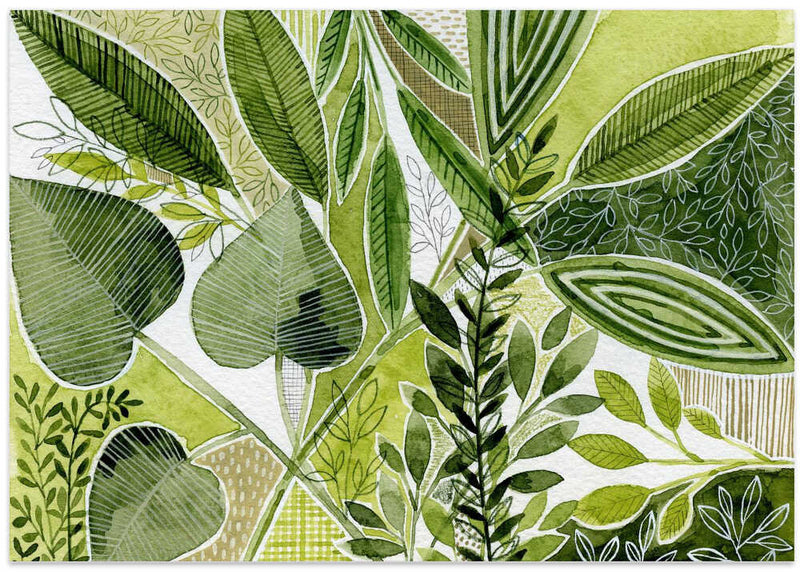 Layered Botanical Watercolour