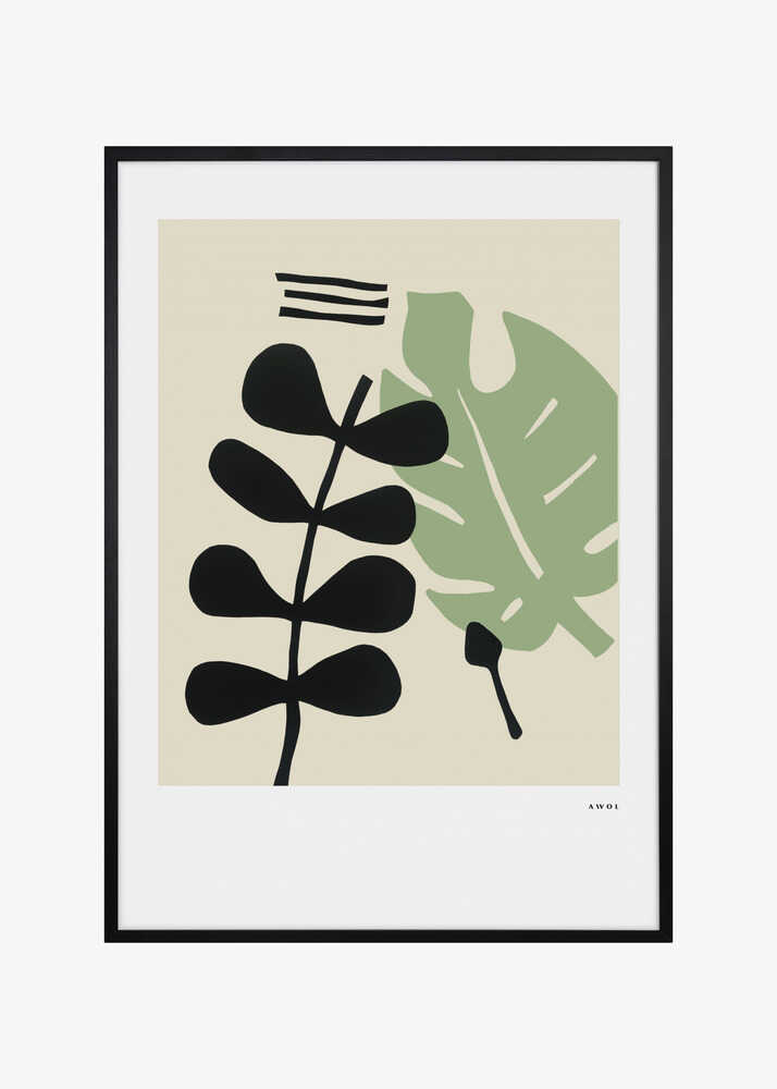 Abstract Botanical Shapes