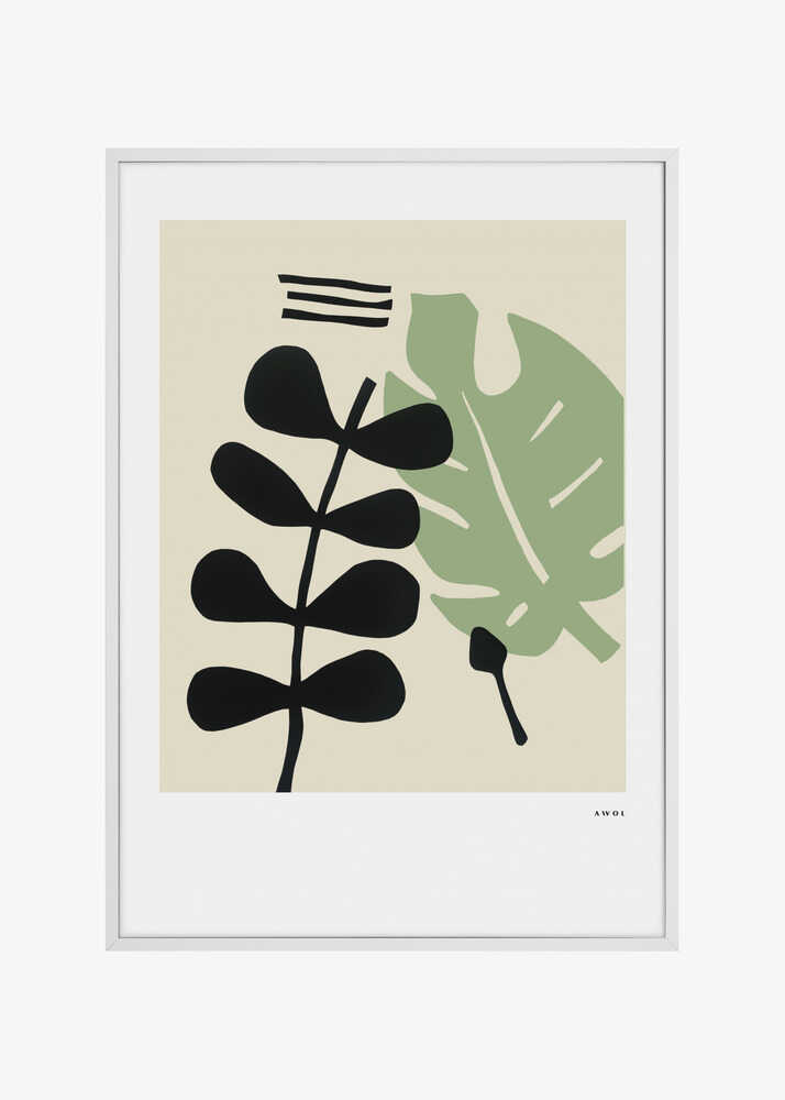 Abstract Botanical Shapes