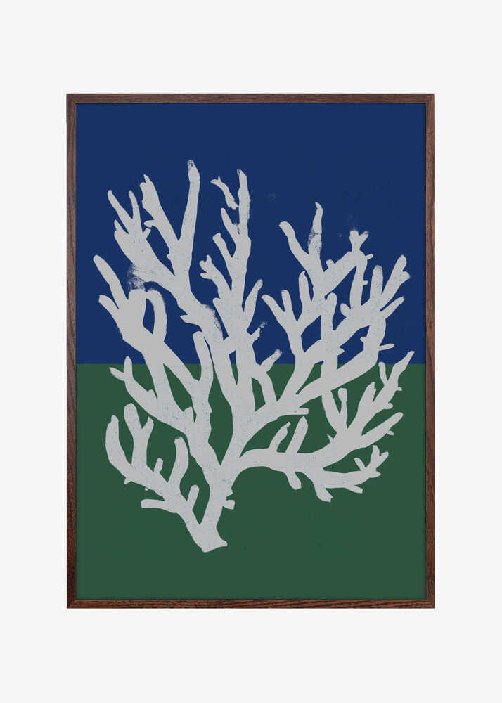 White Coral Silhouette