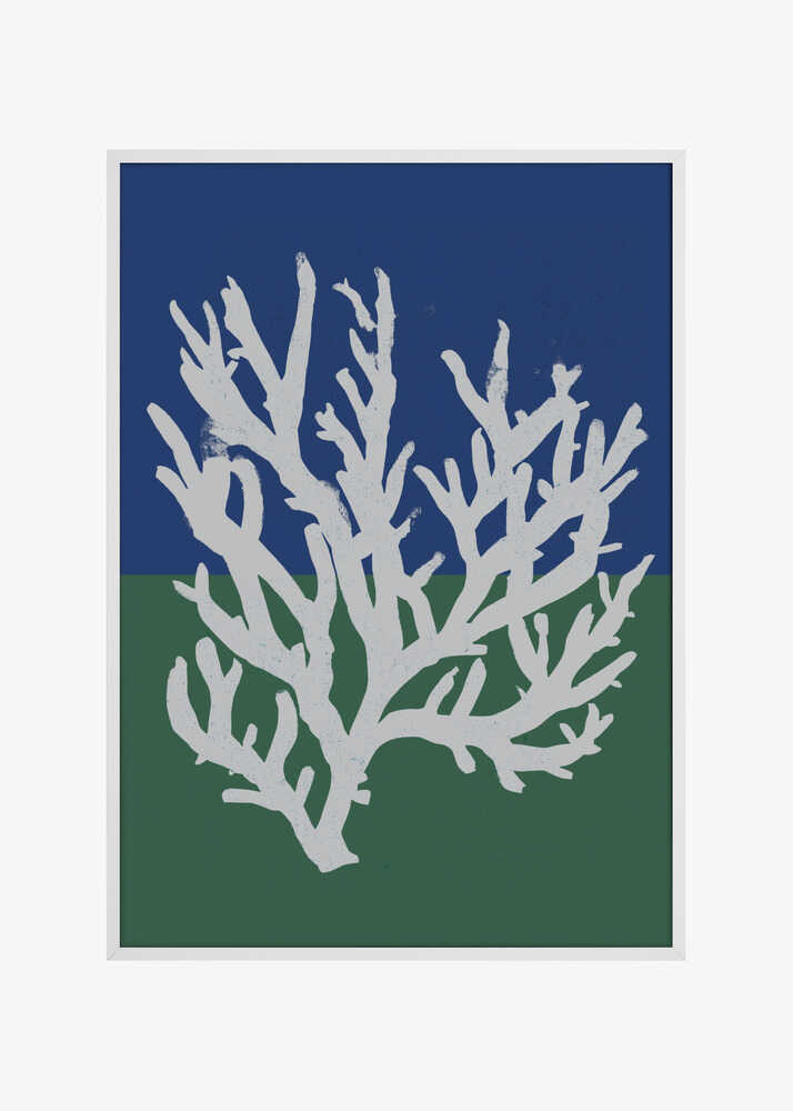 White Coral Silhouette