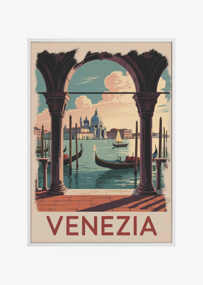 Venezia Vintage Travel Poster