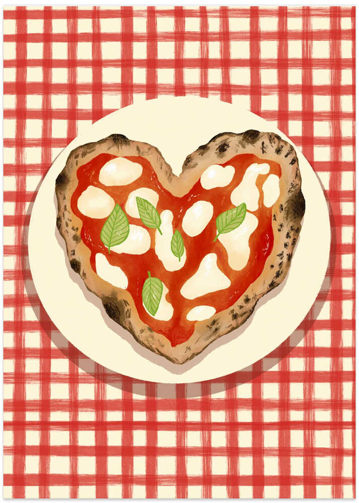 Pizza Heart checked