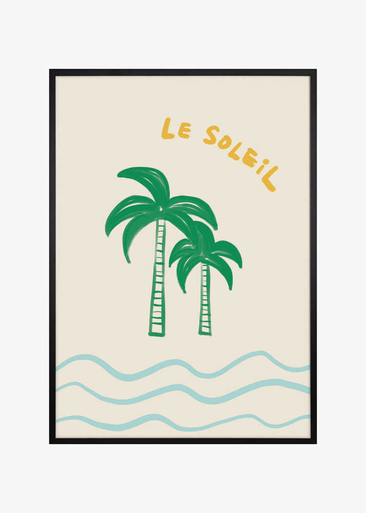 Le Soleil - French Coastal Palm Tree