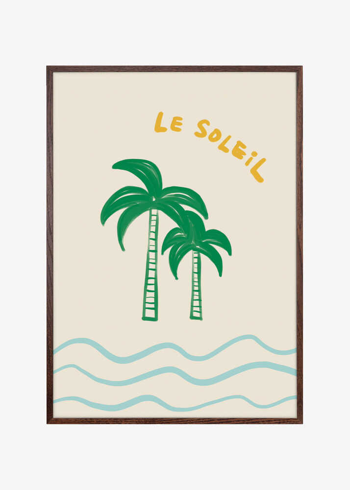 Le Soleil - French Coastal Palm Tree