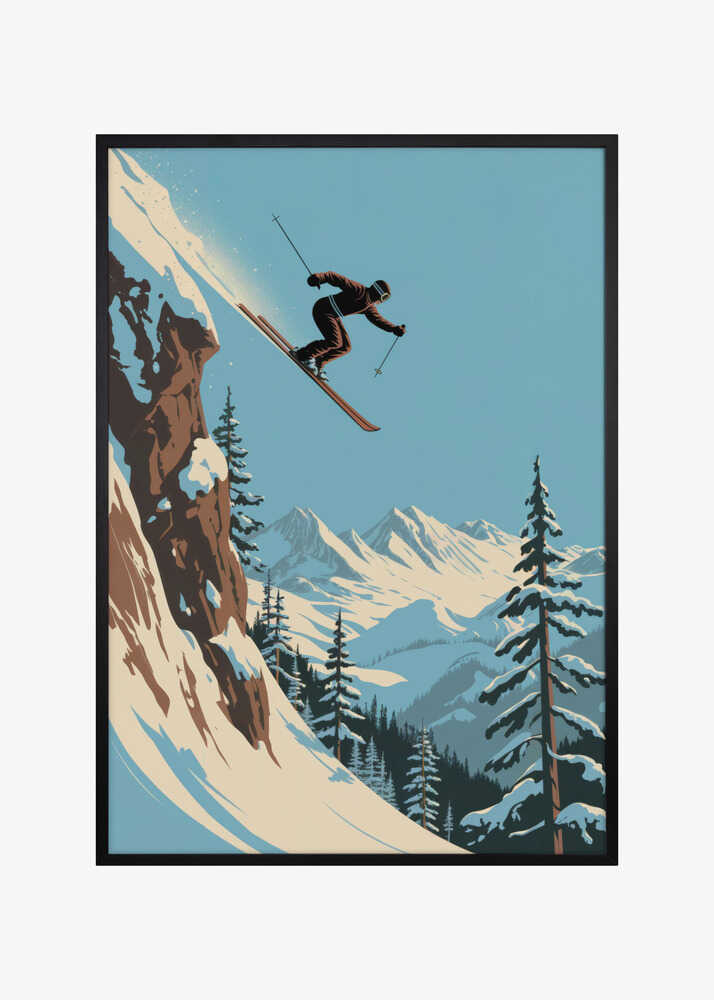 Skier Jumping