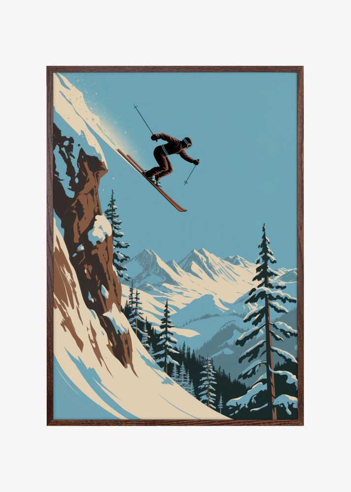 Skier Jumping