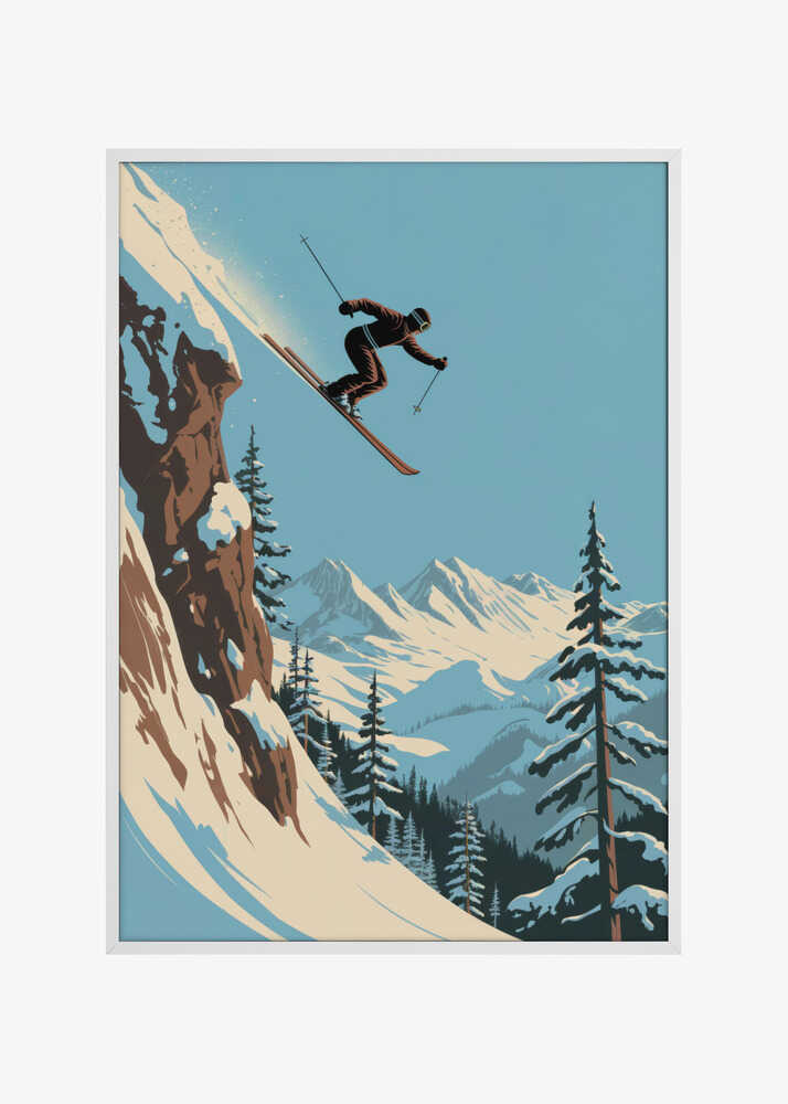 Skier Jumping