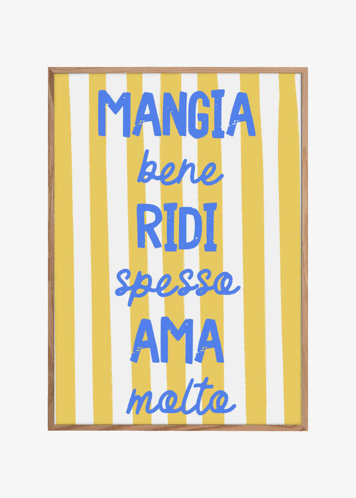 Mangia Bene on Yellow Stripes
